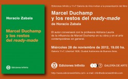 Horacio Zabala presenta su libro 'Marcel Duchamp y los restos del ready-made' en 11x7 Galería